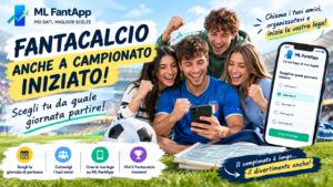Fantacalcio a campionato iniziato con ML FantApp, organizza una lega con gli amici e scegli da quale giornata di Serie A partire.