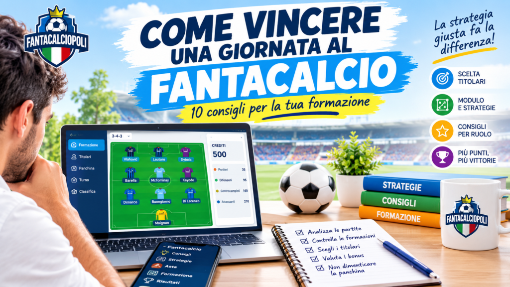 Come scegliere la formazione per una giornata al Fantacalcio